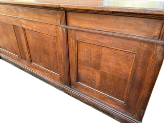 Large Vintage Wooden Bar Counter