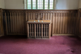 Solid English Oak Gothic Style Panelling