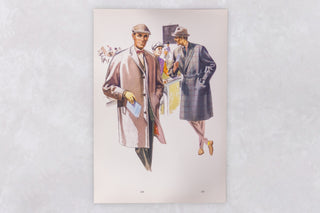 Original 1960’s American Men’s Fashion Tailoring Art Prints