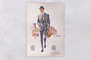 Original 1960’s American Men’s Fashion Tailoring Art Prints