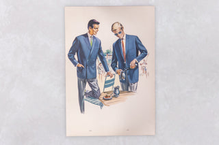 Original 1960’s American Men’s Fashion Tailoring Art Prints