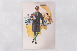 Original 1960’s American Men’s Fashion Tailoring Art Prints