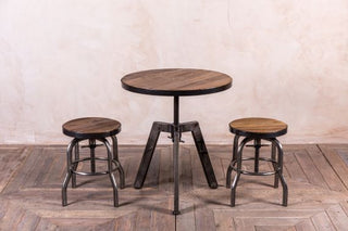 adjustable gunmetal table