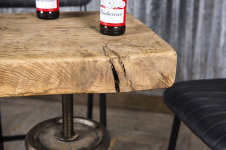 adjustable wooden top table