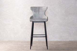 white-faux-leather-stool-front-view