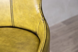 yellow-faux-leather