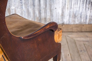 aged appearance armchair