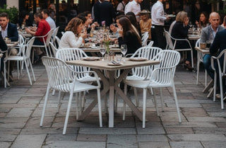 Capri Garden Table Set with Four California Chairs