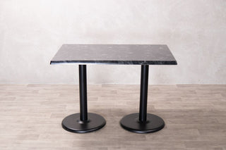 Alcantara Black Café Table