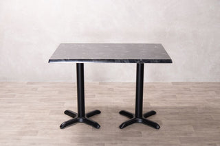 Alcantara Black Café Table