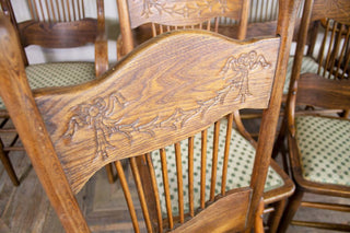 antique 7 piece chair suite