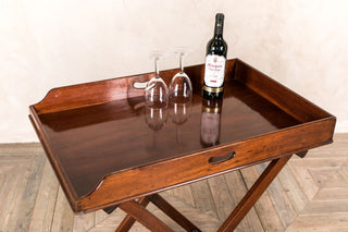 antique butlers tray table