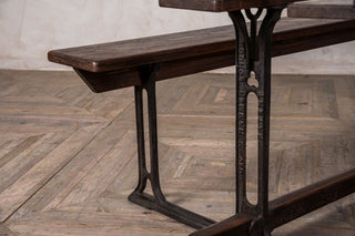 antique dining bench