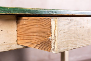 antique factory table