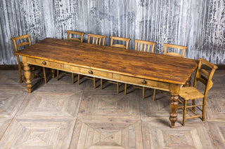 antique pine dining table