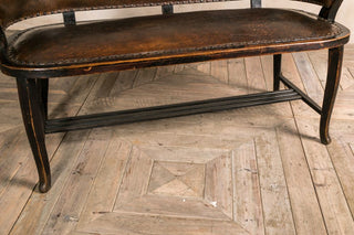 antique wooden bench