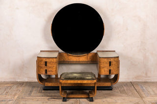 art deco bedroom suite dressing table with stool