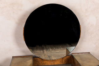 art deco dressing table with mirror