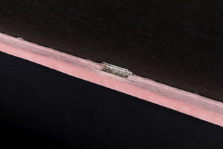 baby pink velvet valance box