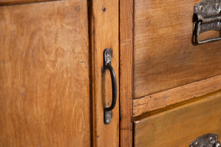 antique-pine-bakers-table-handle