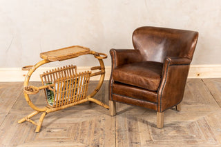 bamboo magazine rack