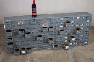bank of drawers