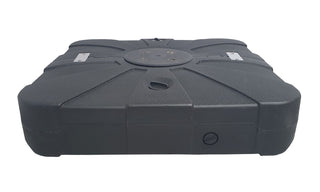 Dunstable 3mx3m Square Grey Parasol with Wheeled Base