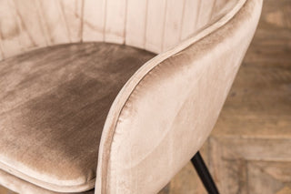 beige occasional chair