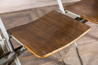 bench with foldable seat