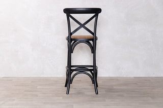 black-bentwood-stool-rear-view
