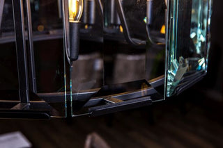 bevelled glass light