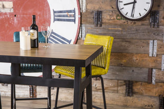 black bar table