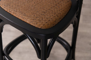 black-bentwood-stool-seat
