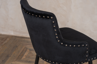 Pair of Louis Velvet Breakfast Bar Stool