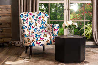 black hexagon coffee table