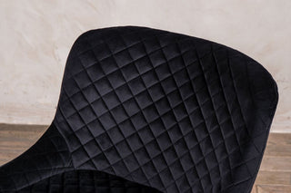 black velvet dining room chairs