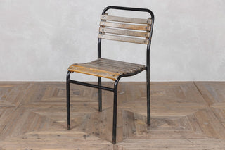 Black Vintage Outdoor Stacking Chairs