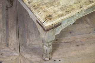 bleached wood coffee table