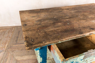 blue industrial buffet