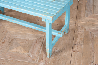 vintage-pine-bench-blue-base