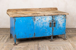 blue sideboard