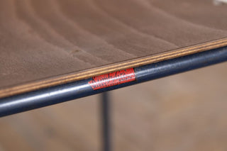 vintage-stacking-chairs-dark-blue-seat-close-up