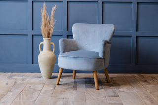 aston velvet accent chair