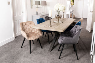 bold colourful dining chair