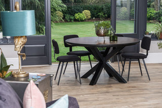 x-frame-copper-top-table