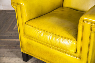 bright leather chair
