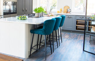 Bronte velvet bar stool