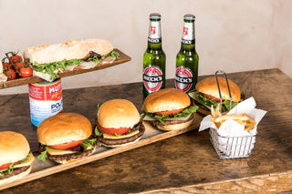 burger sharing plate