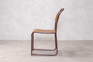 vintage-burgundy-stacking-chairs-side