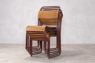 vintage-burgundy-stacking-chairs